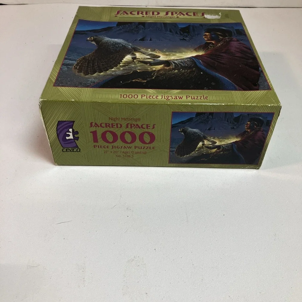 NIGHT‎ MESSENGER Sacred Spaces Puzzle 1000 Pieces Ceaco 2005 NEW Sealed